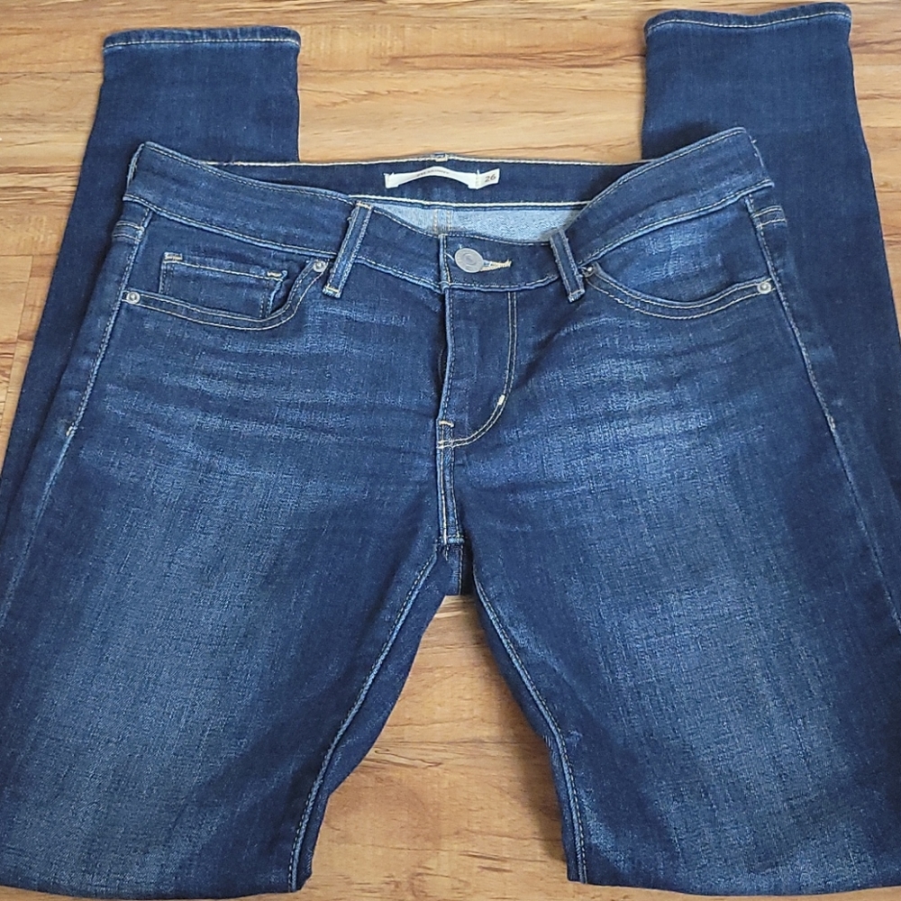 Levi's 711 Skinny Black Jean Size 26